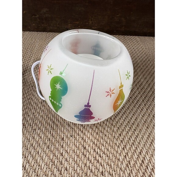 Partylite Holiday Baubles Glass Orb Plug In Candle Warmer Christmas P92702 - Picture 5 of 8